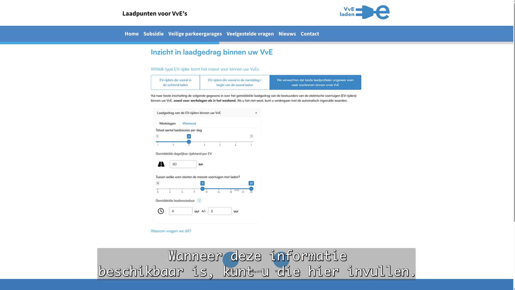 Video uitleg over invullen capaciteitstool